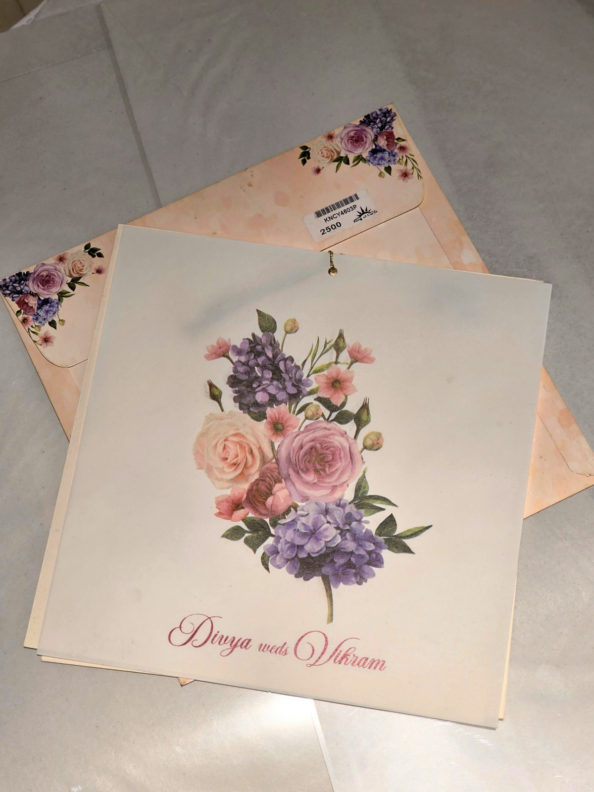 Peach Blossom Reverie Wedding Invitation