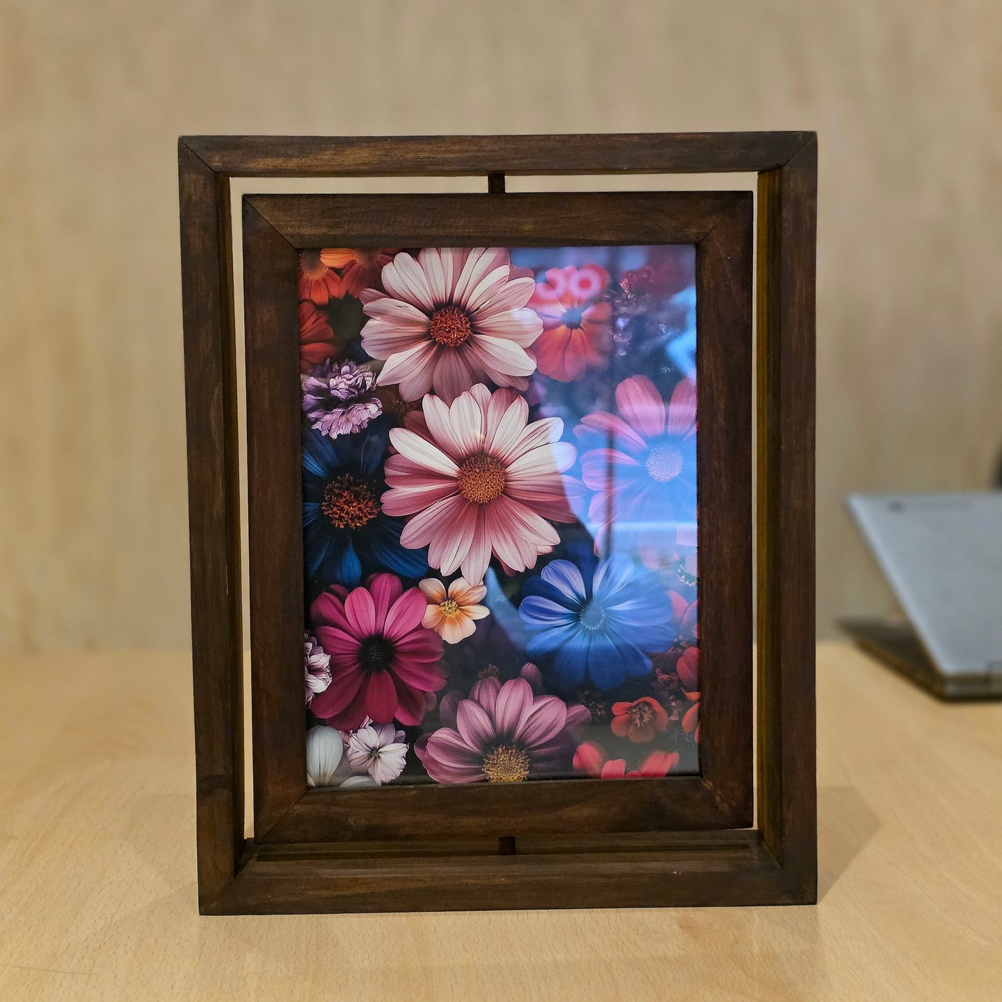 Classic Dark Wooden Photo Frame