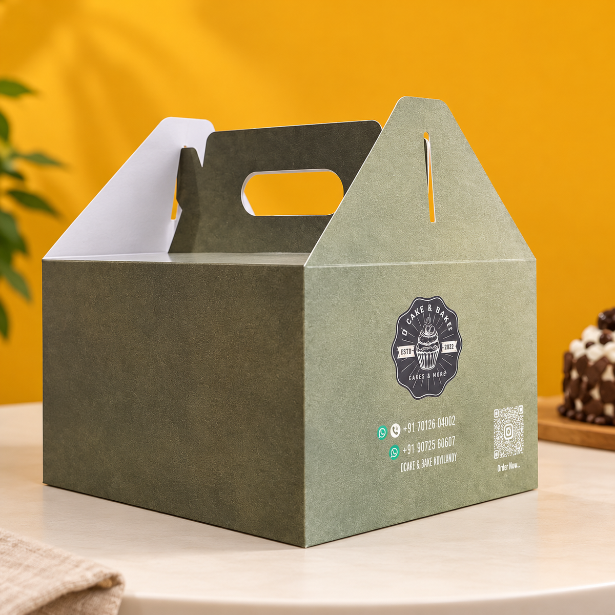 Custom Printed Cake Boxes | Branded Cake Packaging Boxes