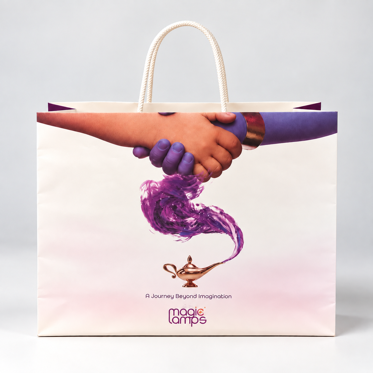 Custom Printed Magic Lamps Paper Carry Bag