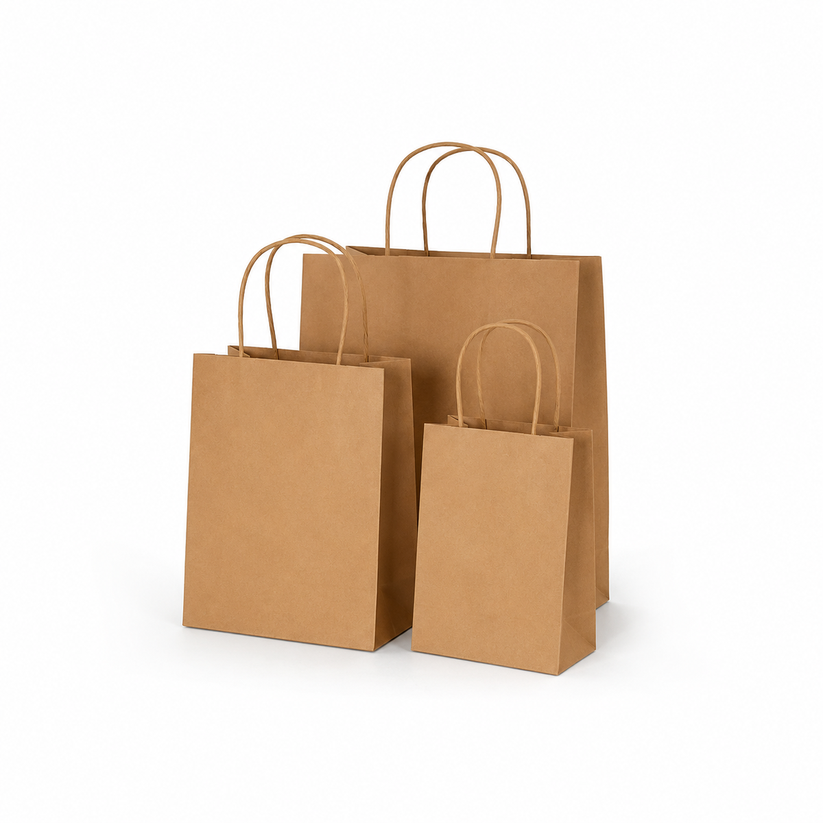 Brown Plain Paper Bags