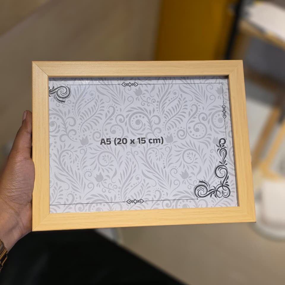 A5 Pine Photo Frame – Customizable display frame