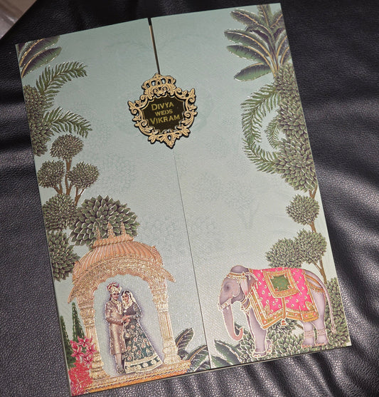 Royal Garden Wedding Invitation