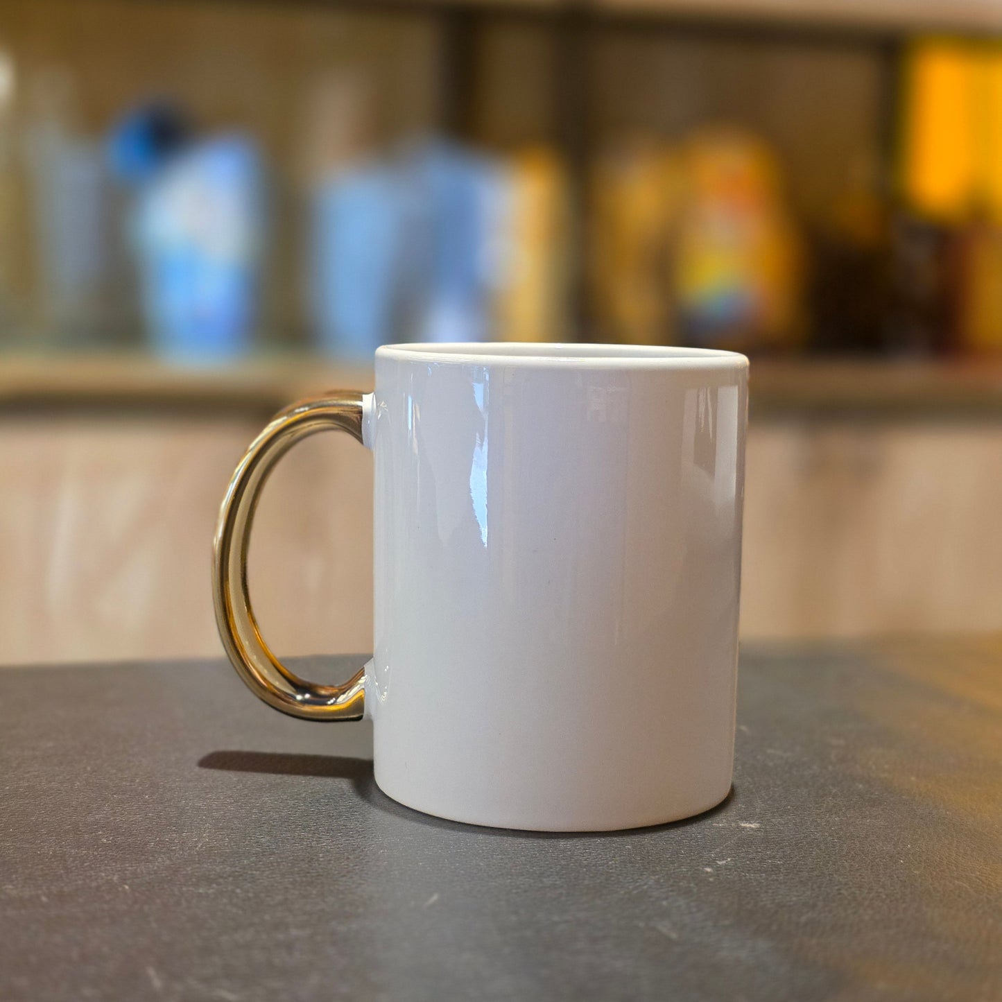 Customizable Gold Handle Mug – Personalized Photo & Design Mug