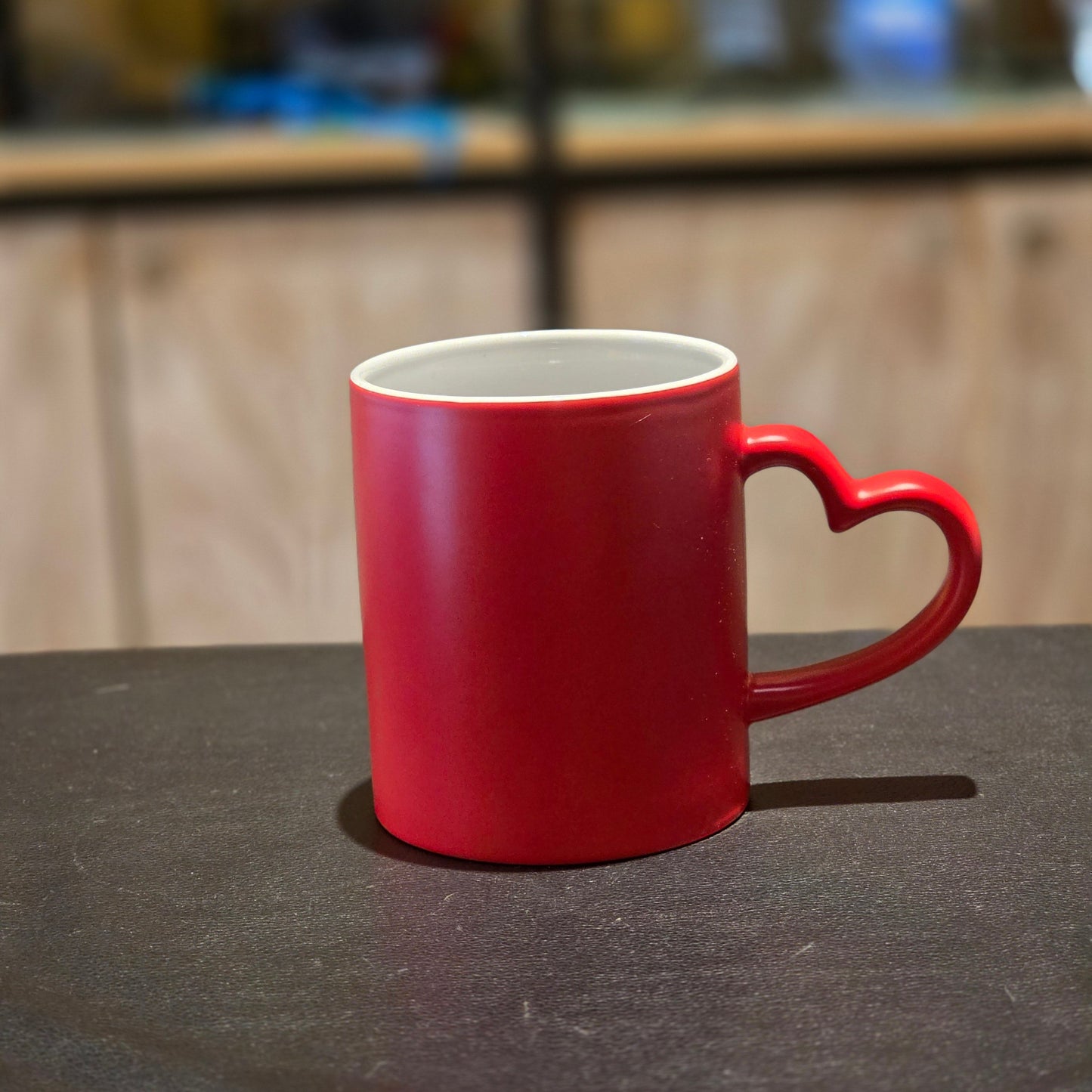 Customize Love Handle Mug – Heart-Shaped Handle Coffee Mug