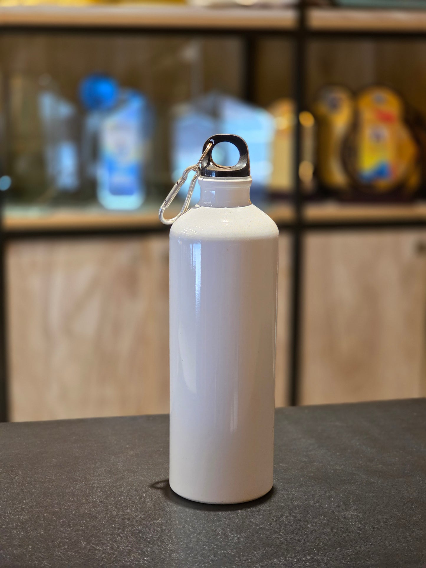 Personalized Carabiner Water Bottle – Custom Photo & Name Bottle