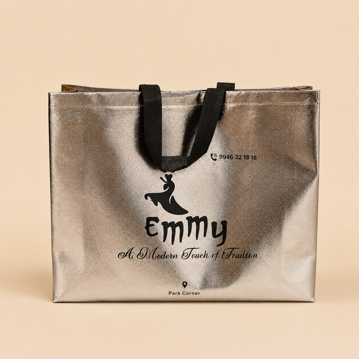 Custom Metallic Bag – Premium Branded Carry Bag