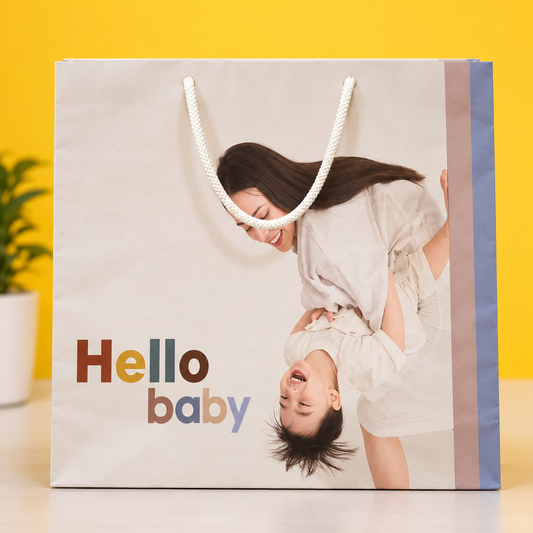 Custom printed paper Carry bag- HB