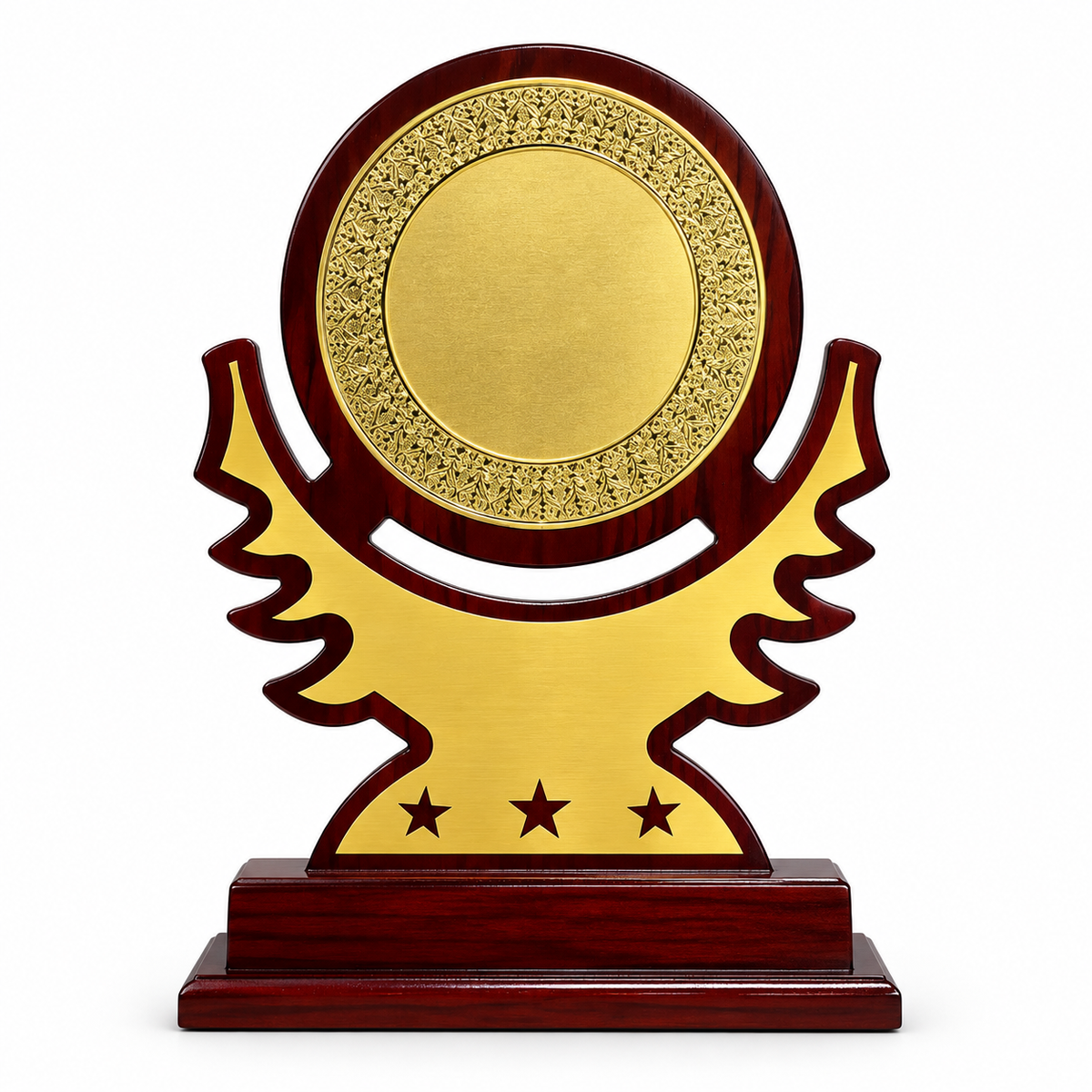 Brown&Gold Custom Wooden memento
