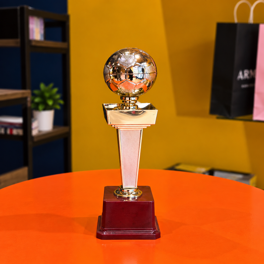 Premium Gold Swirl Achievement Trophy