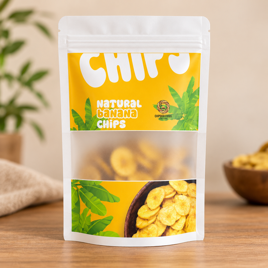 Custom Sticker Printed- Yellow&White Standup Pouch