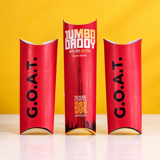Custom Printed Shawarma Packaging Sleeve