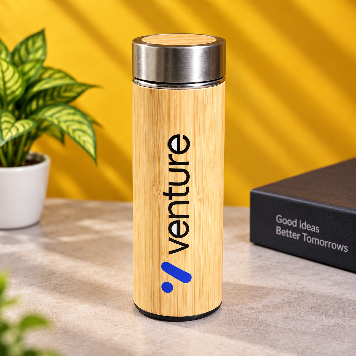 Custom Printed Bamboo Bottle