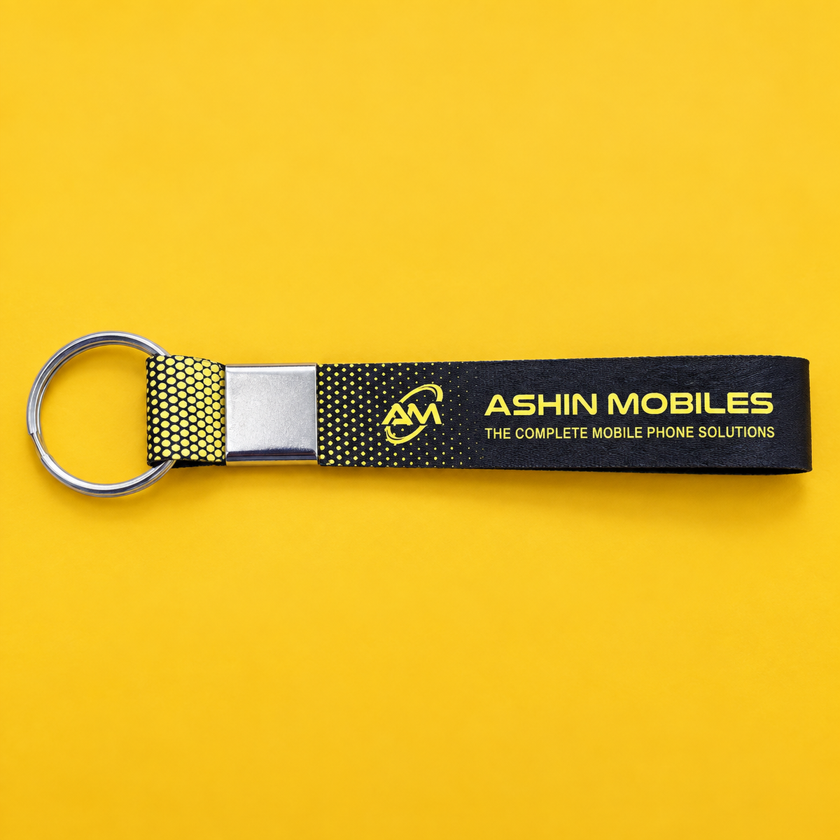 Custom Printed Ribbon Keychain