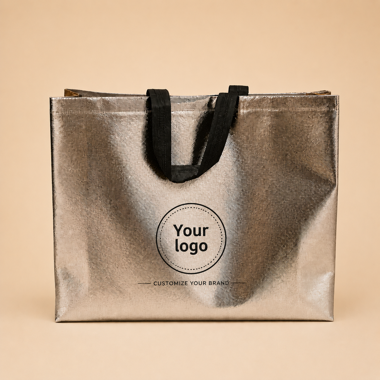 Custom Metallic Bag – Premium Branded Carry Bag