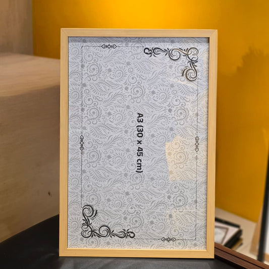 A3 Pine Photo Frame – Customizable Display Frame