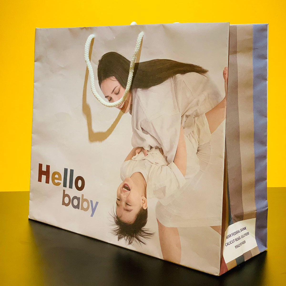 Custom printed paper Carry bag- HB